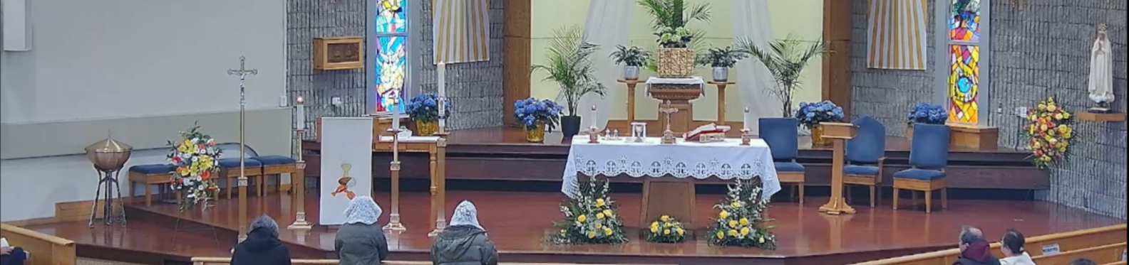 SM Altar with new Statue of Our Lady blessed April 29, 2026