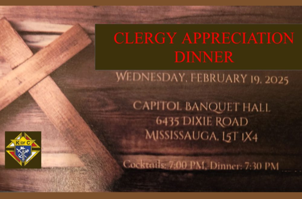 Clergy Appreciation Dinner 2025