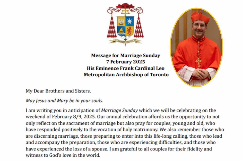 Message for Marriage Sunday 2025