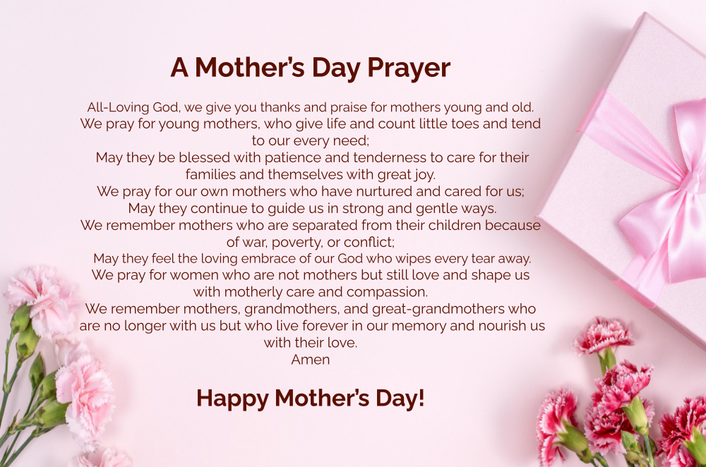 A Mother's Day Prayer May12, 2024