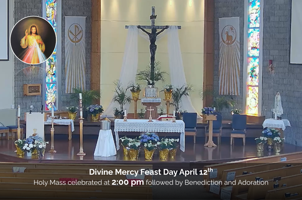 SM Divine Mercy Sunday April 12, 2026