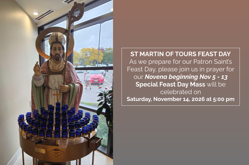 SM Feast Day Mass November 14, 2026