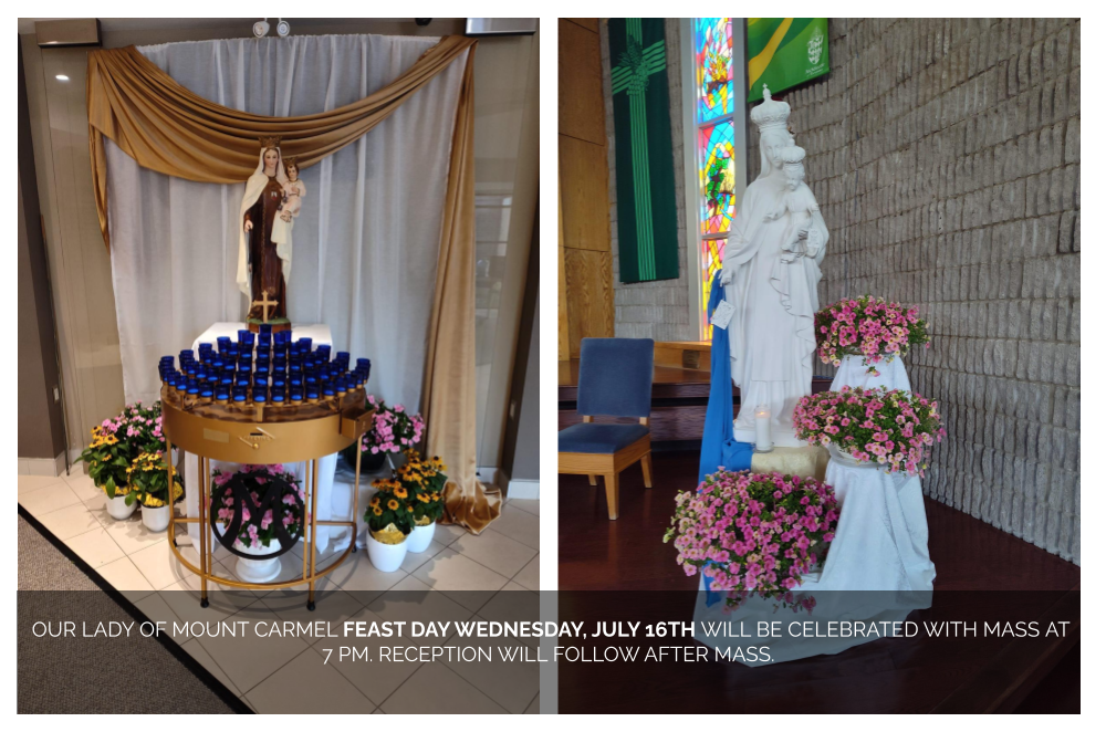 SM Feast Day of Our Lady of Mount Carmel July 16, 2025