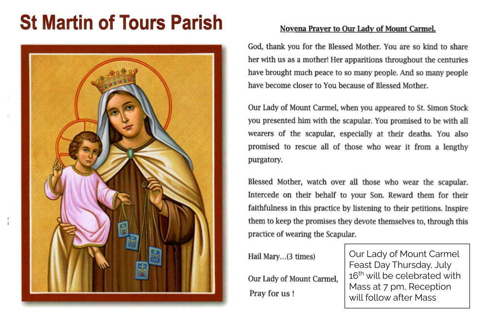 SM Our day of Mount Carmel 2026