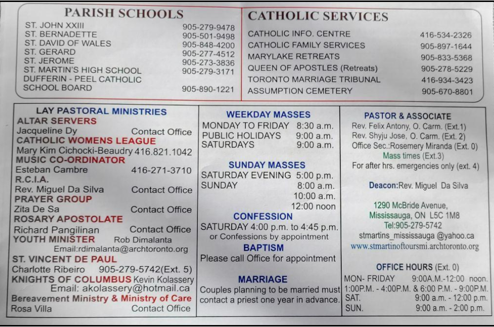 SM Parish Information Bulletin Cover Jan 2026