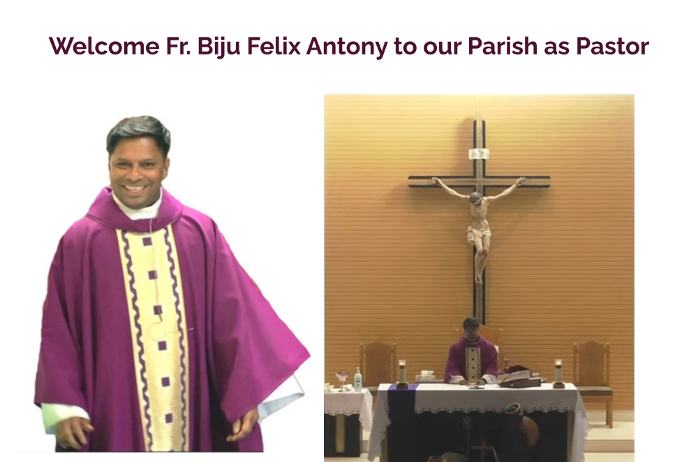 Welcome Fr. Antony